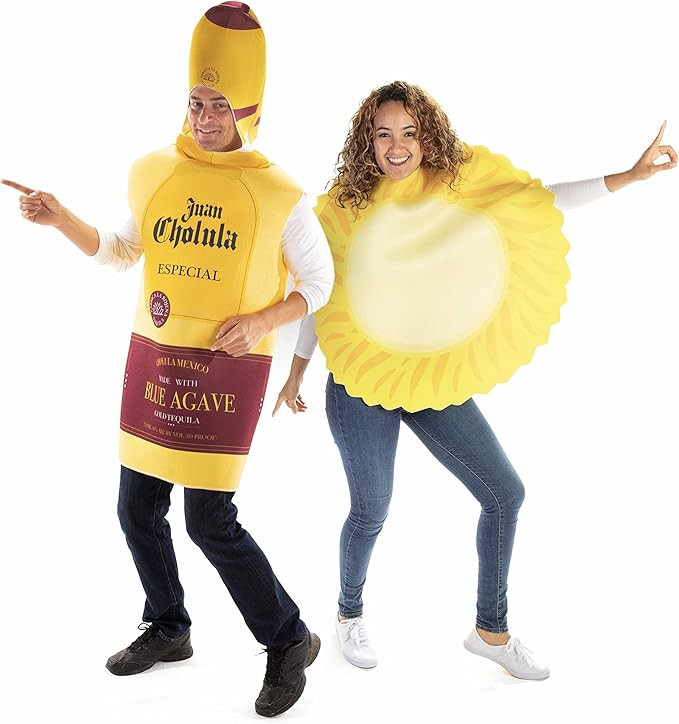 Tequila Sunrise Halloween Couples Costume - Funny Adult Drink & Sun Outfit | Amazon (US)