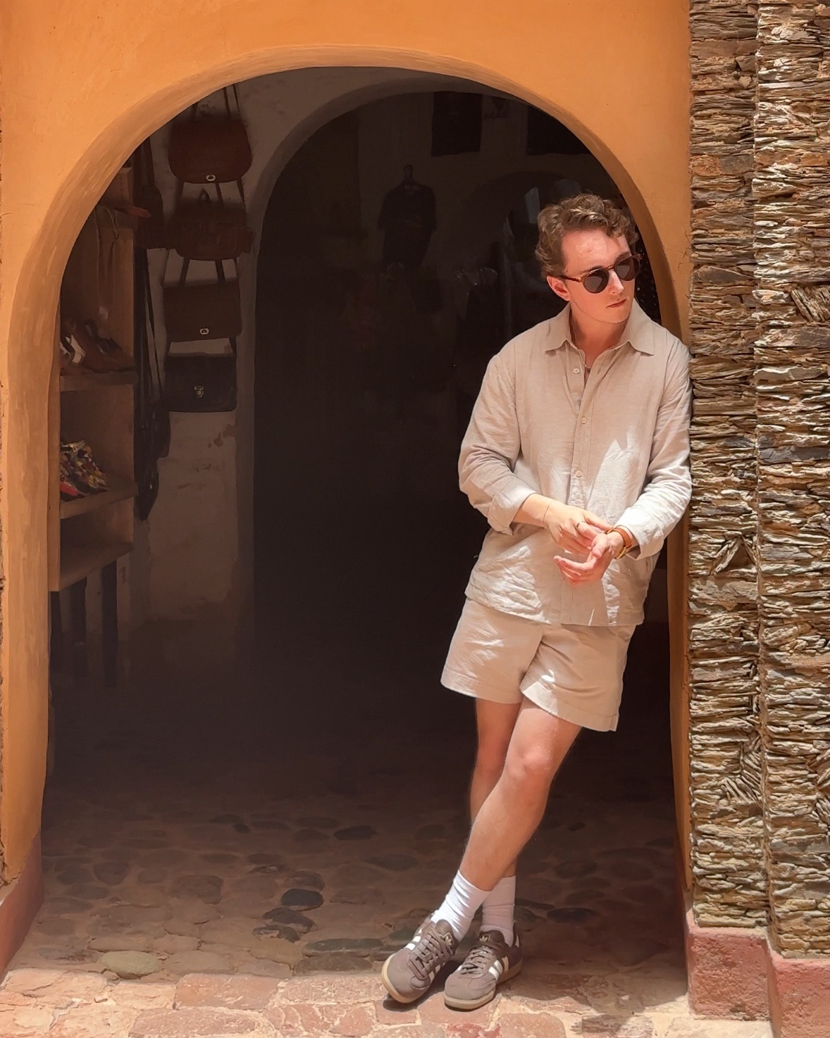A little linen, a lot of neutrals, and an overload of beige. I just spent the week in Morocco rotating outfits that were breathable, classic, and easy to wear in the heat. Relying a lot on knit polos, tailored linen, and brown suede on repeat.

#LTKuk #LTKmens #LTKsummer