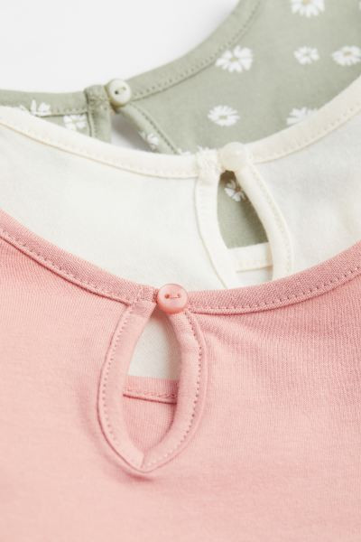 3-pack Cotton Tops | H&M (US + CA)