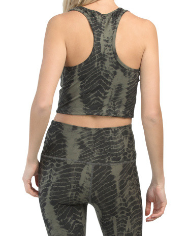 Linear Tie Dye Cropped Top | Marshalls