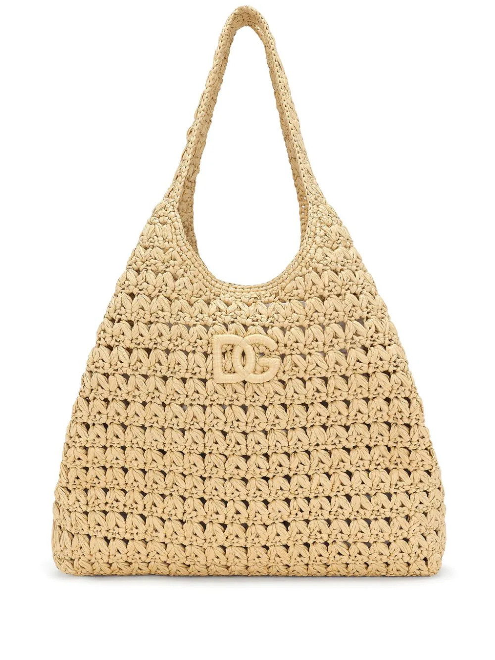 Dolce & Gabbana 3.5 raffia tote bag - Neutrals | Farfetch Global