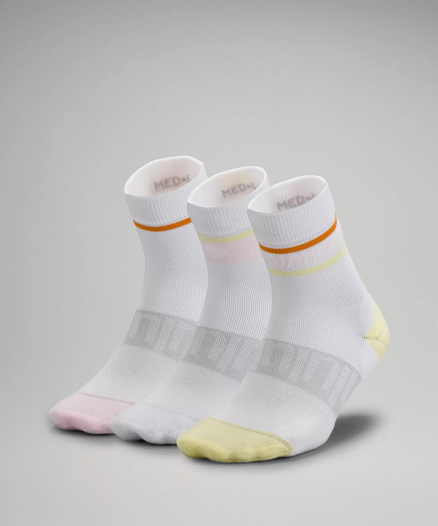 Daily Stride Mid-Crew Sock Stripe 3 Pack | Lululemon (US)