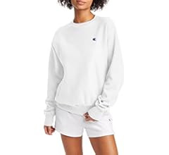 Champion Women's Crewneck Sweatshirt, Women's Boyfriend Fit Pullover Sweatshirt, Our Best Comfort... | Amazon (US)