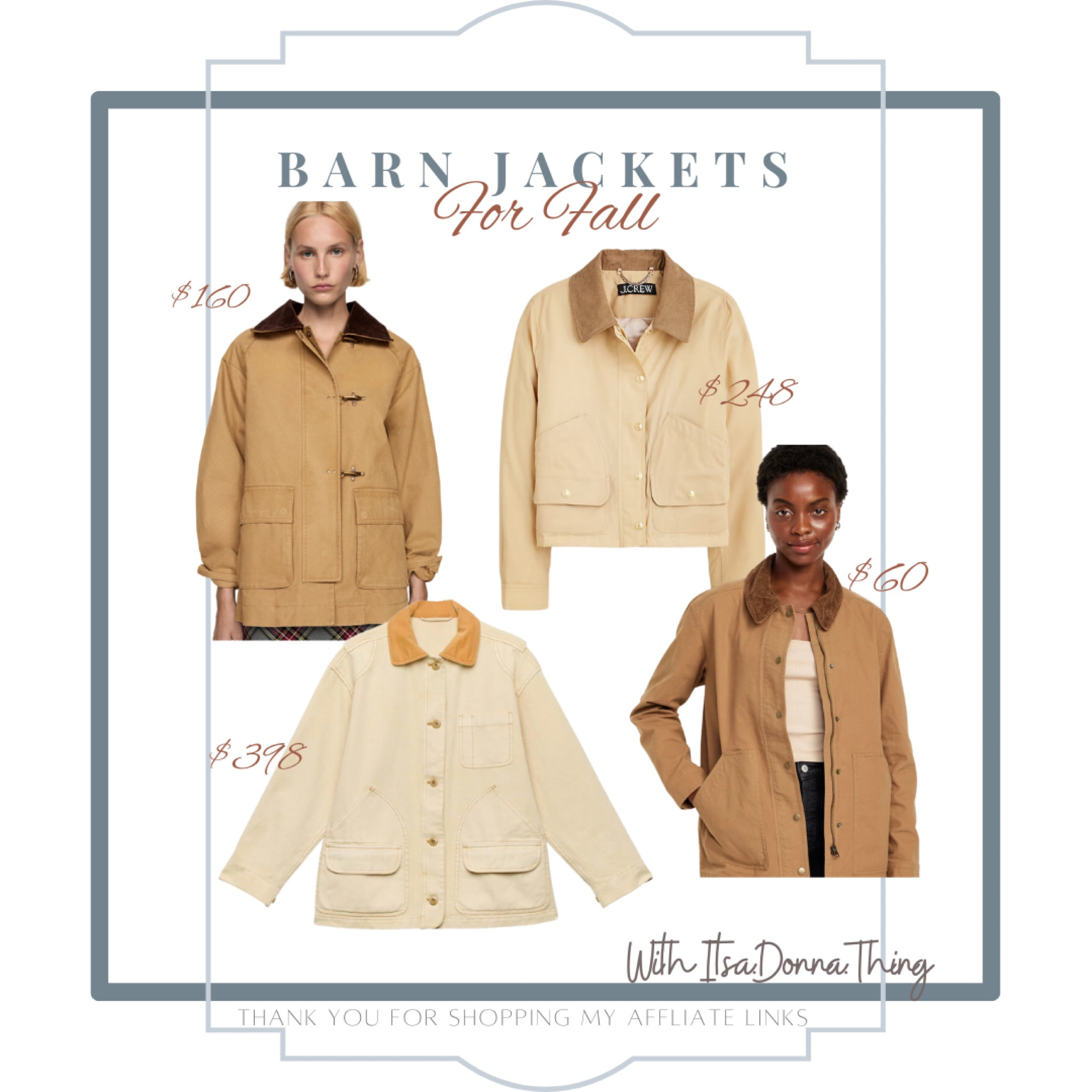 Barn jackets for fall

#LTKSeasonal #LTKfindsunder100 #LTKstyletip