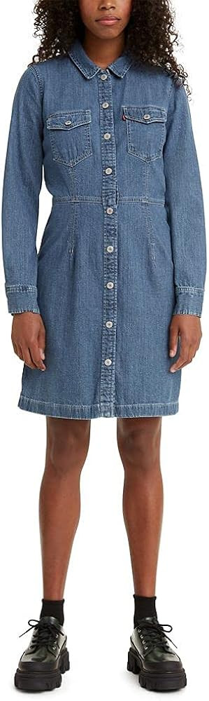 Levi's Women's Ellie Denim Dress (Also Available in Plus) | Amazon (US)