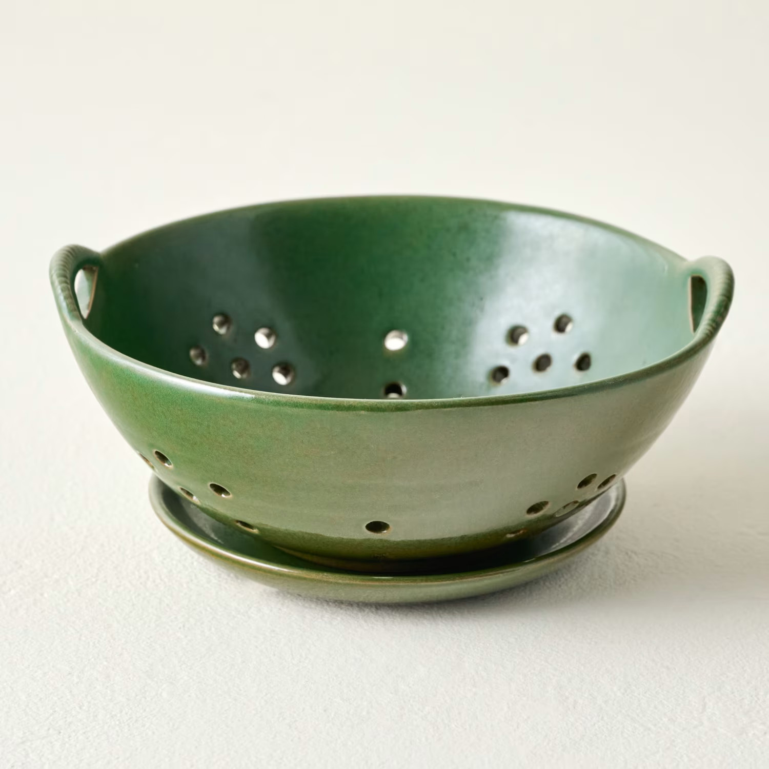 Maribel Green Colander + Plate | Magnolia