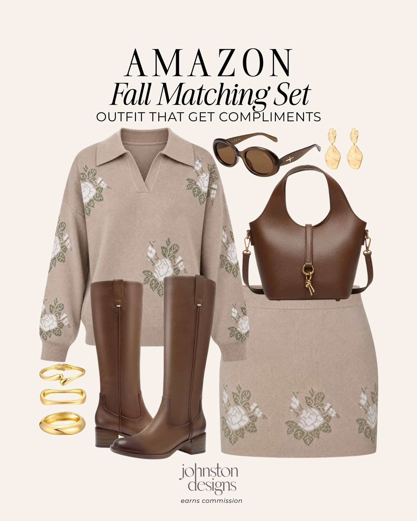 This Amazon matching set was made for fall compliments. 🤎 Style the floral knit top and skirt with tall brown boots, gold jewelry and a structured bag for an effortlessly polished seasonal look.

Amazon fall matching set, floral knit outfit, affordable Amazon fashion, sweater skirt set, brown knee-high boots, feminine fall style, coordinated autumn outfit, polished fall fashion

#amazonfashion #amazonfinds #matchingset #falloutfit #fallfashion #affordablefashion #femininestyle #amazonstyle #cozyoutfit
 

 #LTKootd #LTKSeasonal