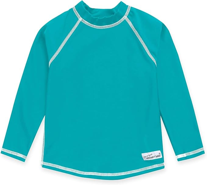 VAENAIT BABY Infant & Kids Long Sleeve UPF 50+ Rashguard Swim Shirt L.Oasis | Amazon (US)