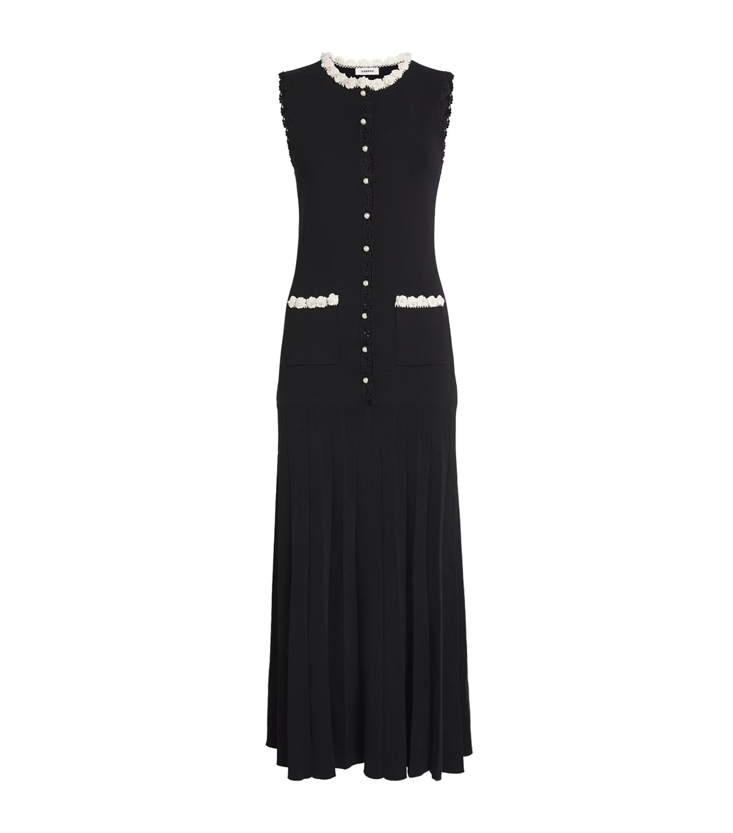 Sandro Paris Embellished Midi Dress | Harrods