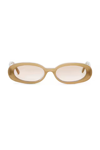 DEVON WINDSOR Lima Sunglasses in Beige from Revolve.com | Revolve Clothing (Global)