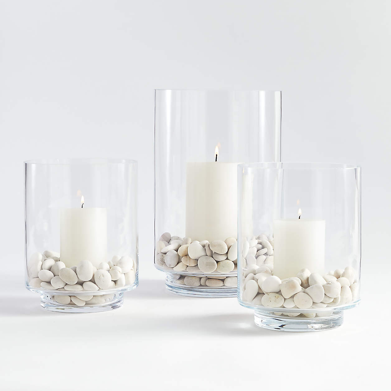 Taylor Extra Large Hurricane Candle Holder + Reviews | Crate and Barrel | Crate & Barrel