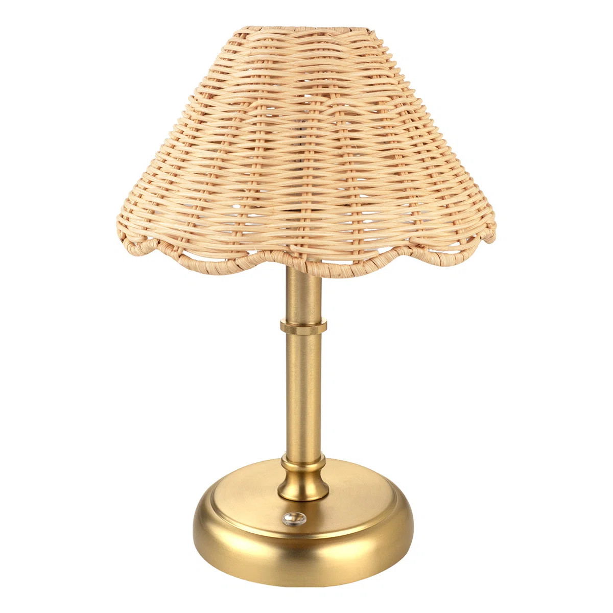 Mini Cordless Boho Rattan Table lamp, 5200-mAh Rechargeable Battery, 3-Level Brightness Dimmable,... | Wayfair North America