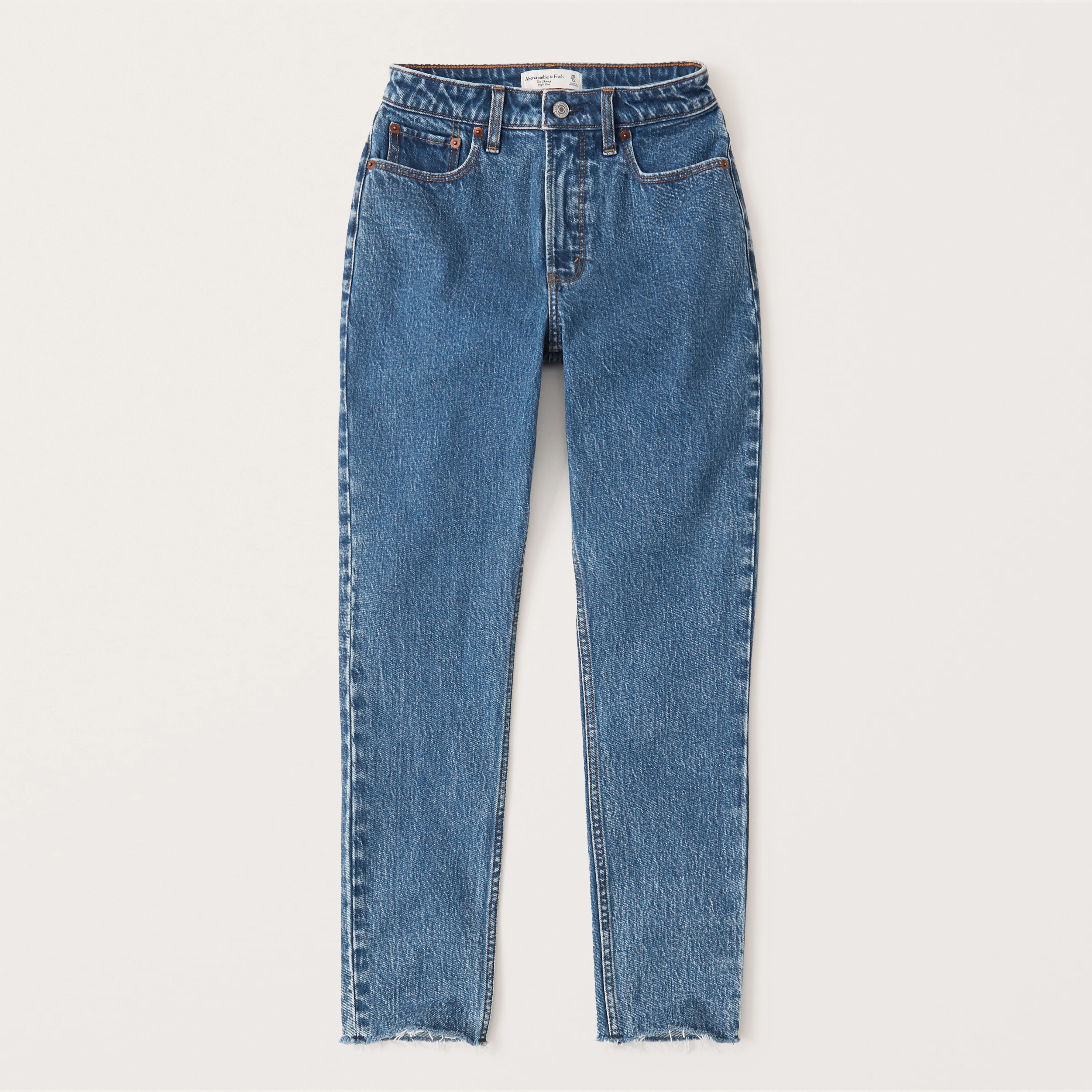 Curve Love High Rise Skinny Jeans | Abercrombie & Fitch (US)