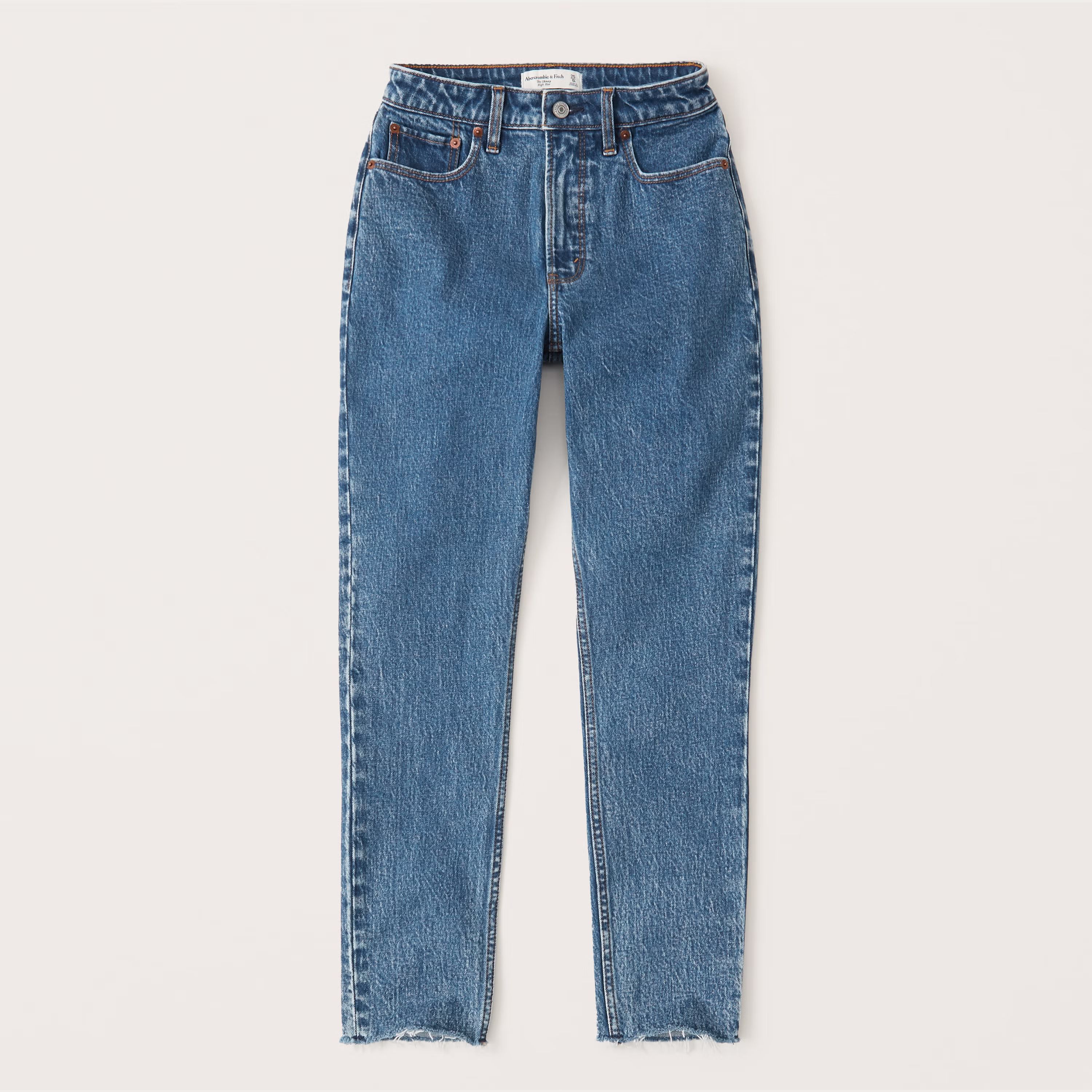 Women's Curve Love High Rise Skinny Jeans | Women's Bottoms | Abercrombie.com | Abercrombie & Fitch (US)