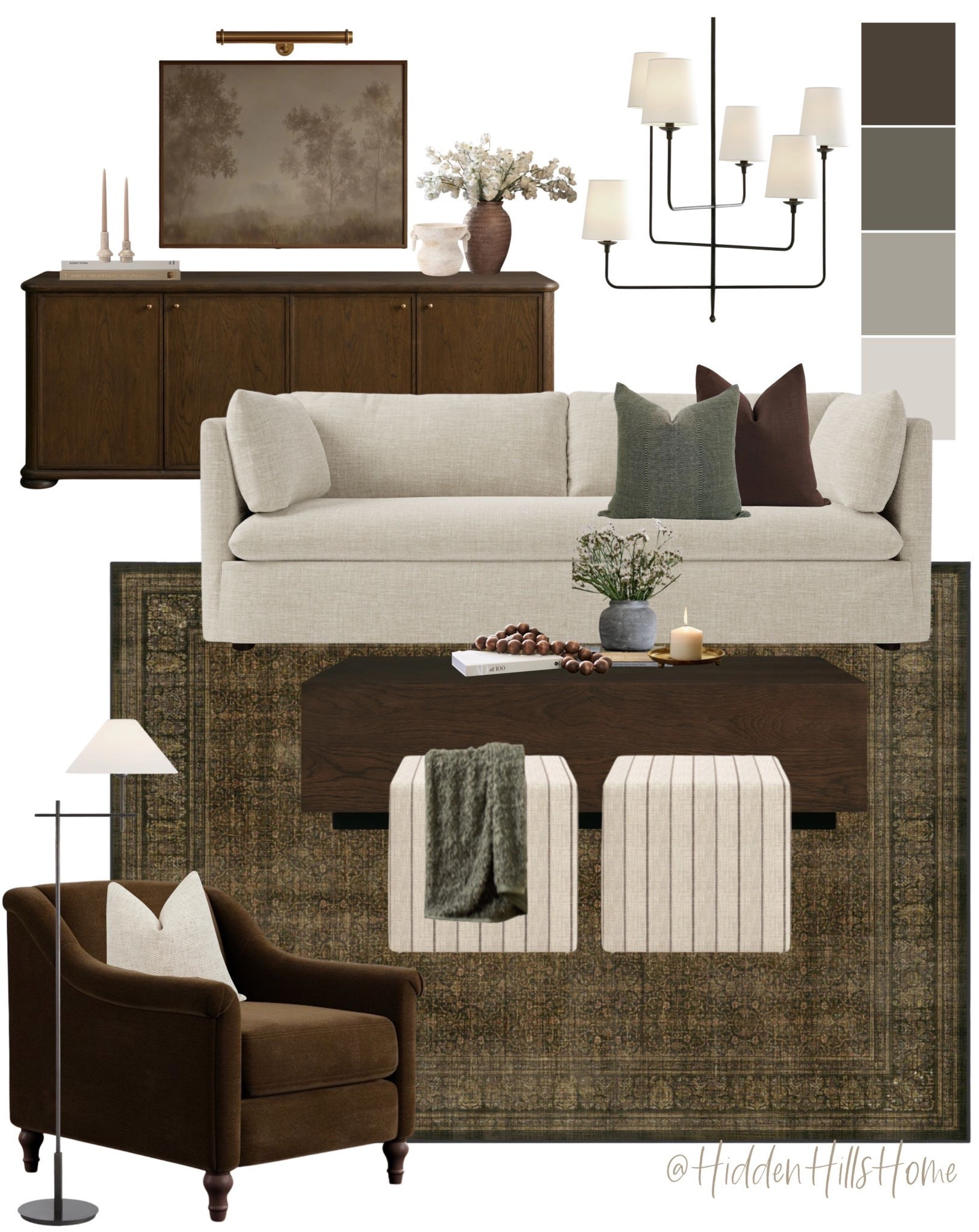 Living room decor mood board, cozy living room design, home decor ideas, living room inspiration, sofa, living room rug, coffee table #home

#LTKHome #LTKSaleAlert #LTKSeasonal