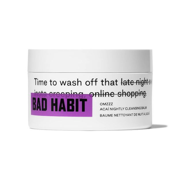 Bad Habit Omzzz Acai Nightly Cleansing Balm - 3.38oz - Ulta Beauty | Target
