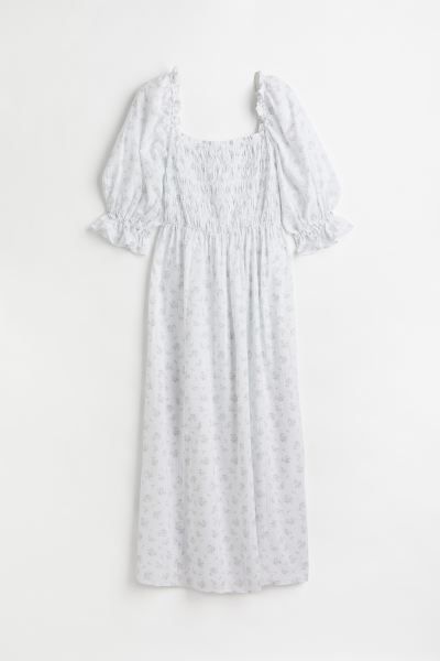 Floral Puff-sleeved Dress | H&M (US + CA)