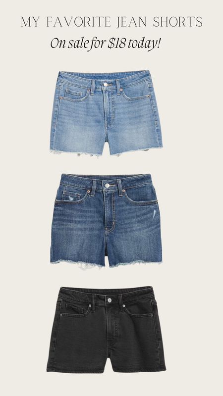 My favorite jean shorts! On sale today for $18! 

#LTKFindsUnder50 #LTKSaleAlert #LTKSummerSales