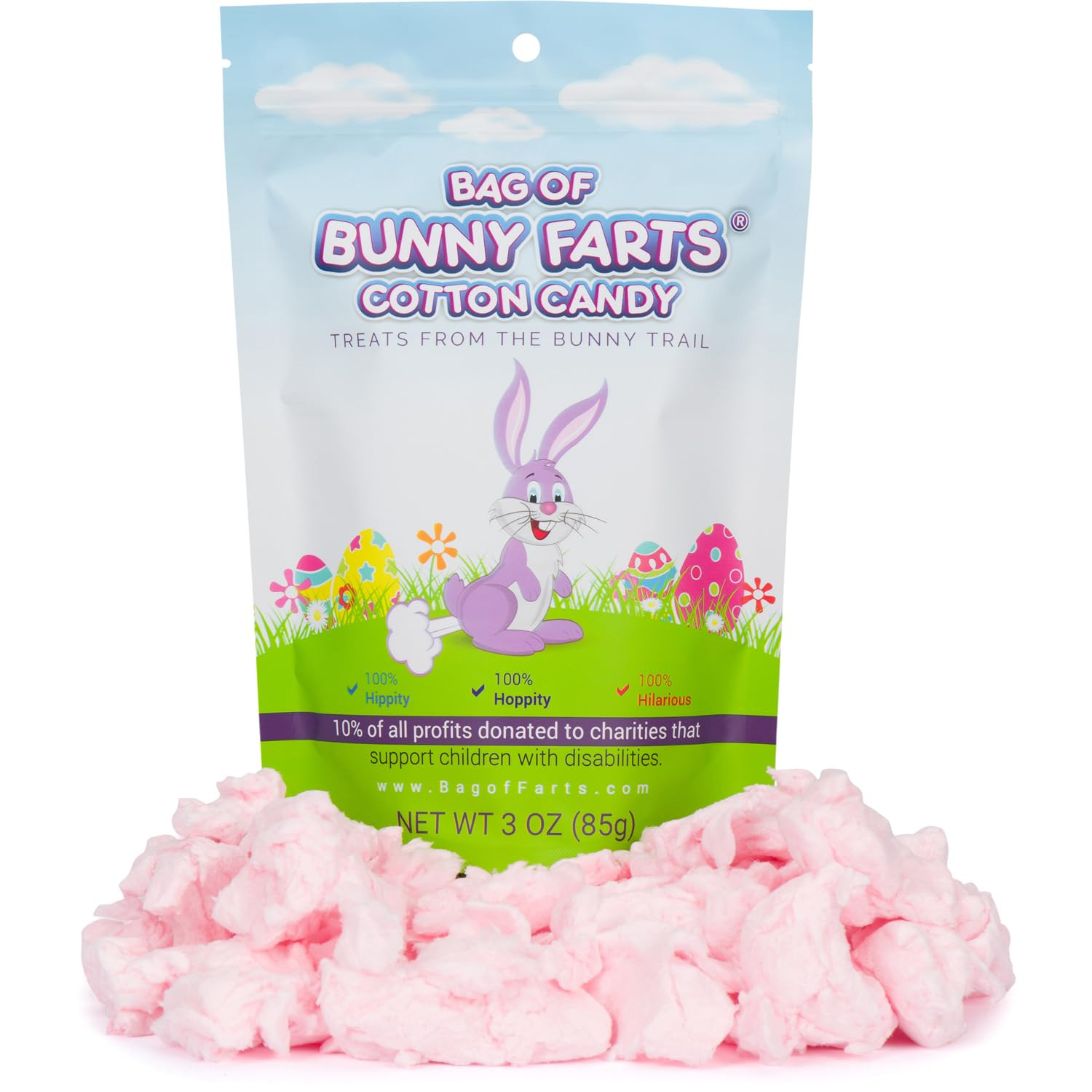 Easter Bunny Cotton Candy Funny Easter Basket Stuffer for All Ages Unique Birthday for Friends, M... | Amazon (US)