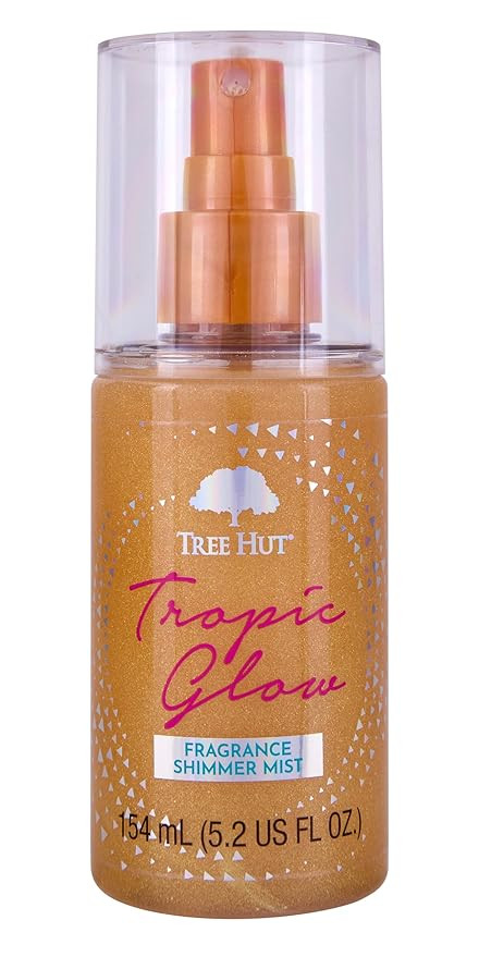 Tree Hut Tropic Glow Hair & Body Mist, Hydrating & Alcohol-Free, Light Shimmer Body Spray with Al... | Amazon (US)