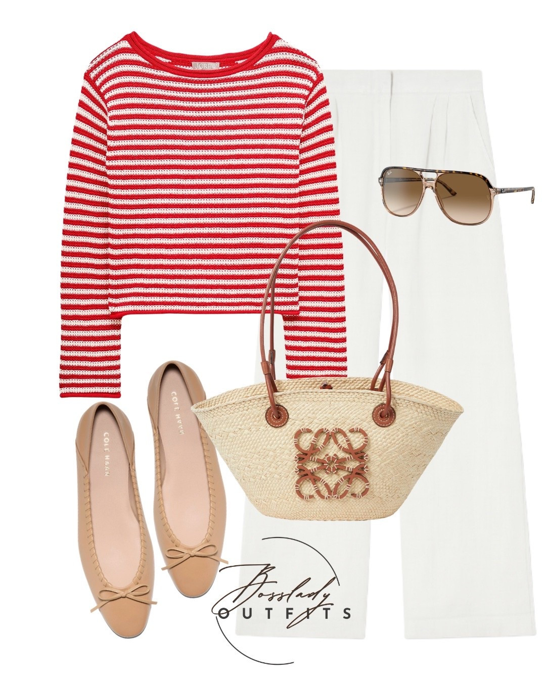 Nautical Chic & Everyday Spring Style ⛵️☀️
Getting ready for warmer days with this classic, French-inspired striped look! A lightweight red and white striped sweater paired with crisp white wide-leg trousers is the ultimate coastal chic uniform for transitioning into the new season

#LTKstyletip #LTKsummer #LTKshoes