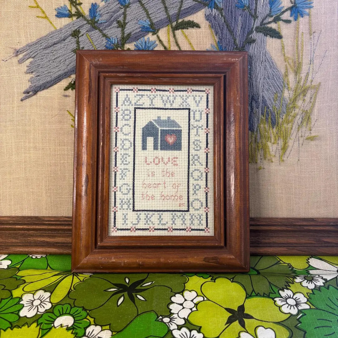 Vintage 80s Love Needle Point - Etsy | Etsy (US)