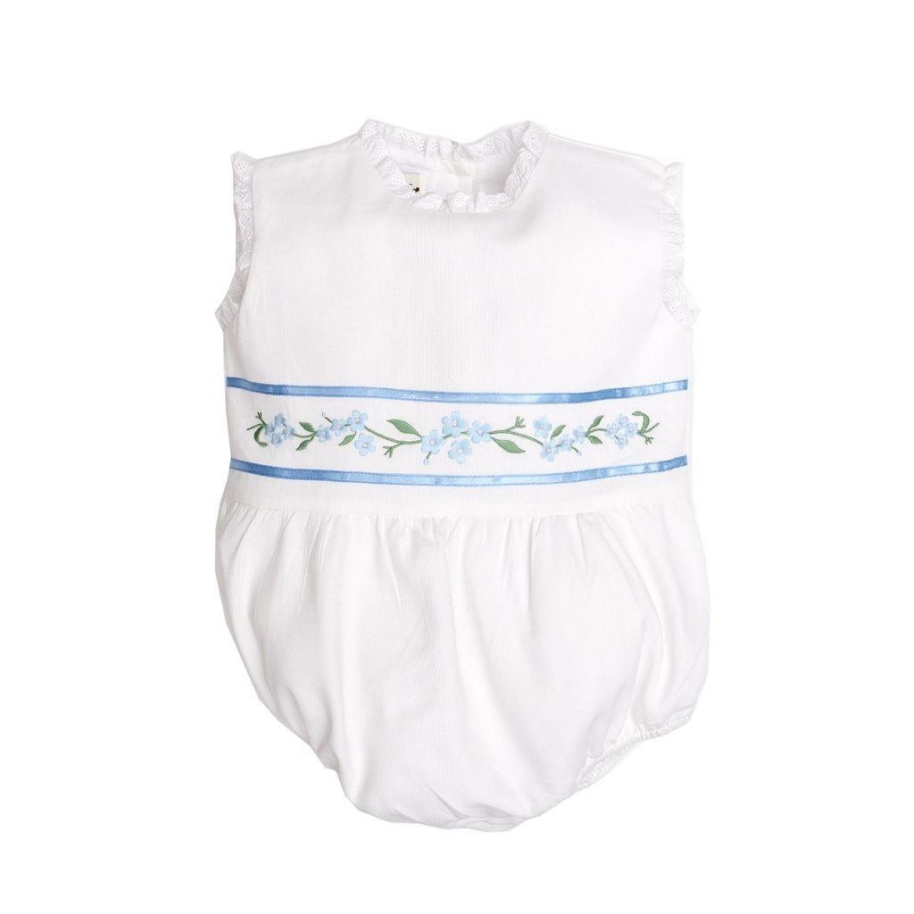 Jayvia White Pique Lace Bubble | The Oaks Apparel Company