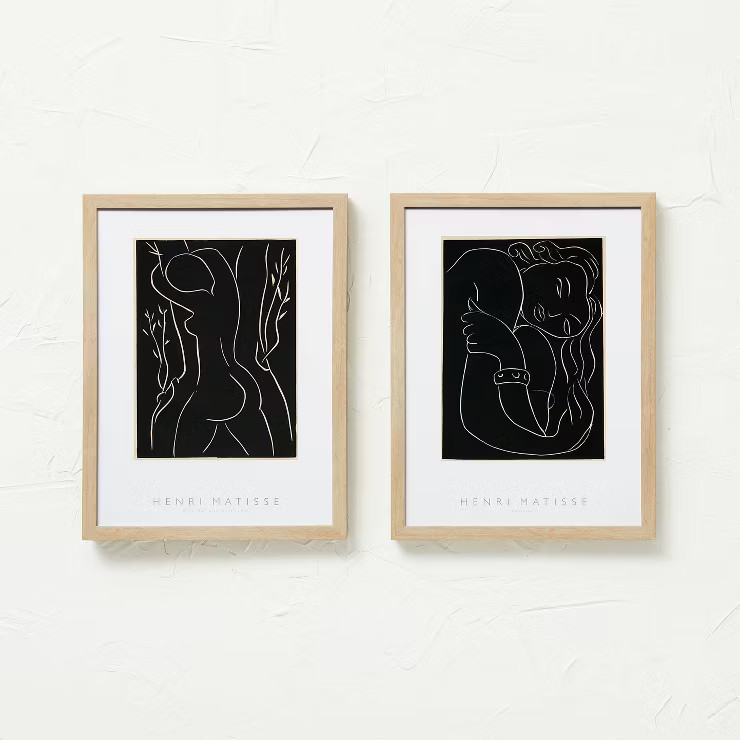 12.8" x 16.8" 2pk Woman Framed Under Plexi - Opalhouse™ designed with Jungalow™ | Target