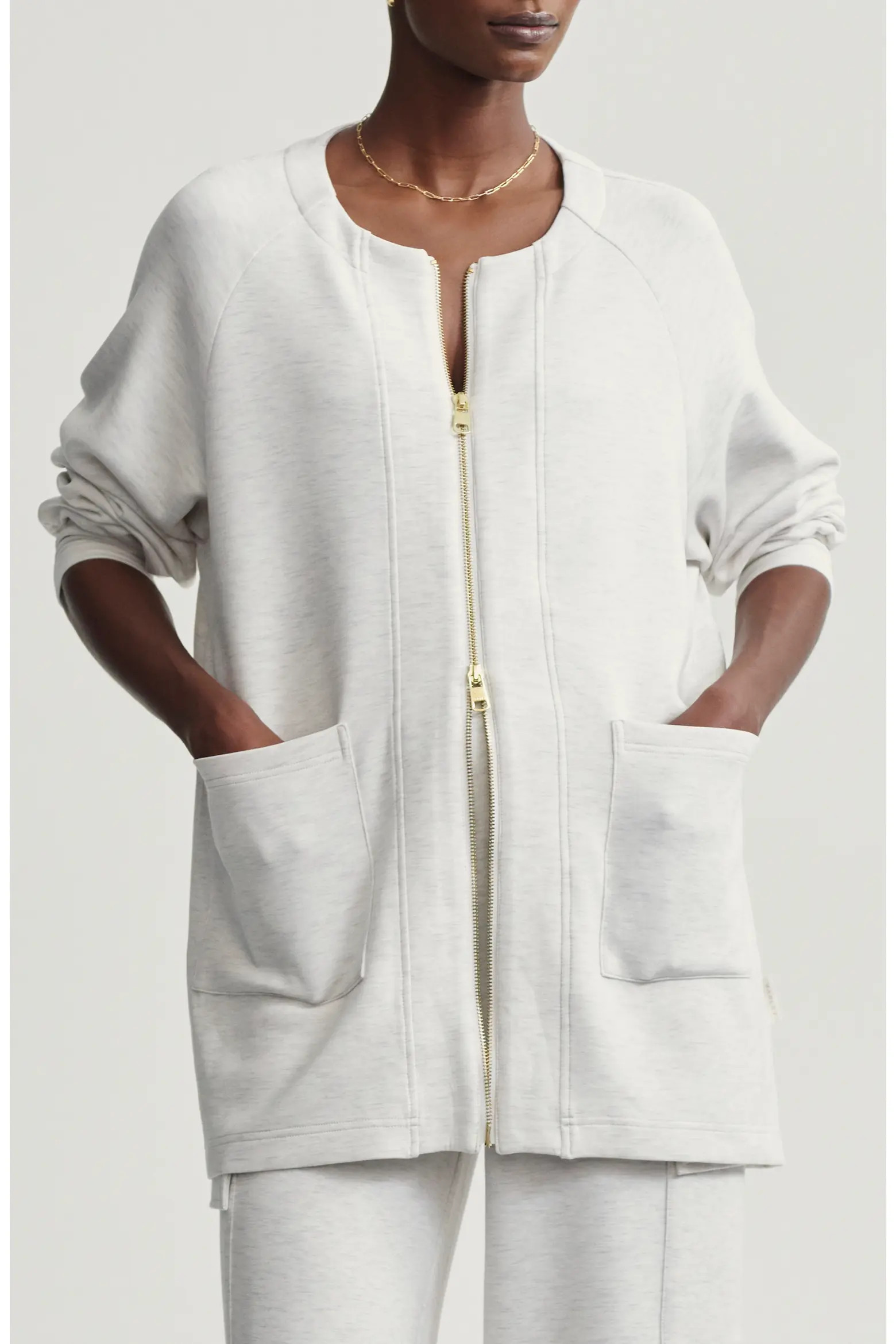 Augusta DoubleSoft® Zip-Up Sweatshirt (Women) | Nordstrom | Nordstrom