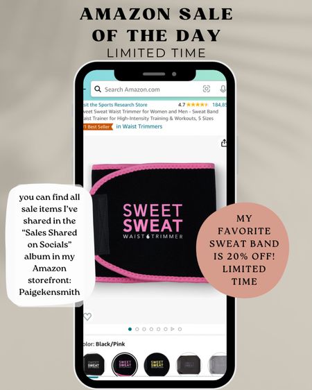 Sweet sweat fitness band, waist trainer, and sweat enhancer is on sale now! 


#LTKsalealert #LTKfindsunder50 #LTKfitness