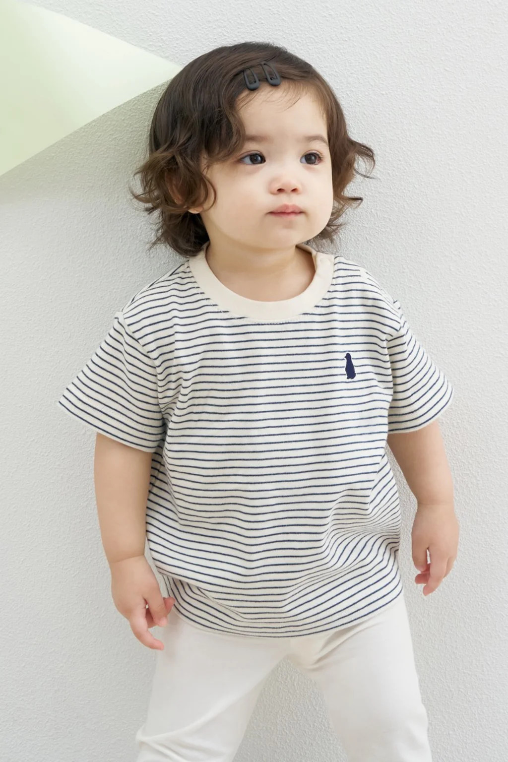 [25SS] Striped Short Sleeve Shirt | Konny Baby