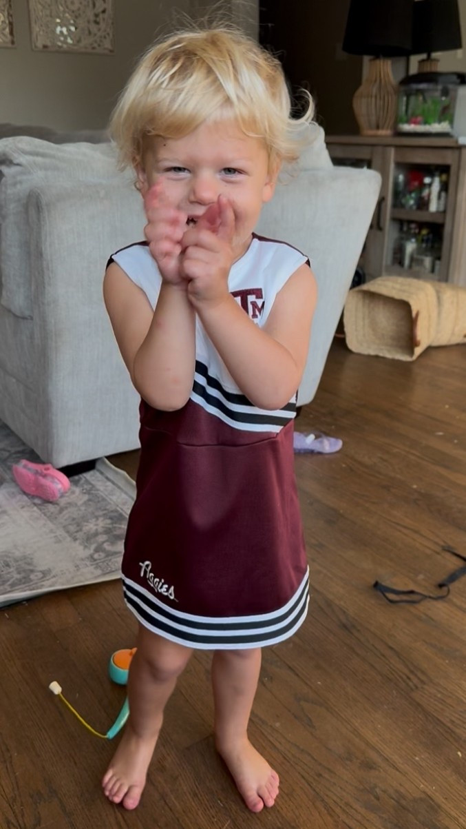 Football // aggie // toddler // girl // cheer uniform 

#LTKKids #LTKBaby #LTKSeasonal