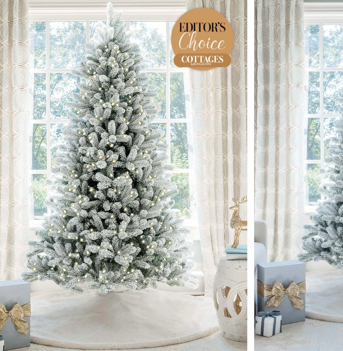 King of Christmas 8 ft King Flocked pre lit Artificial Tree with LED Lights!

#LTKHome #LTKStyleTip #LTKSeasonal