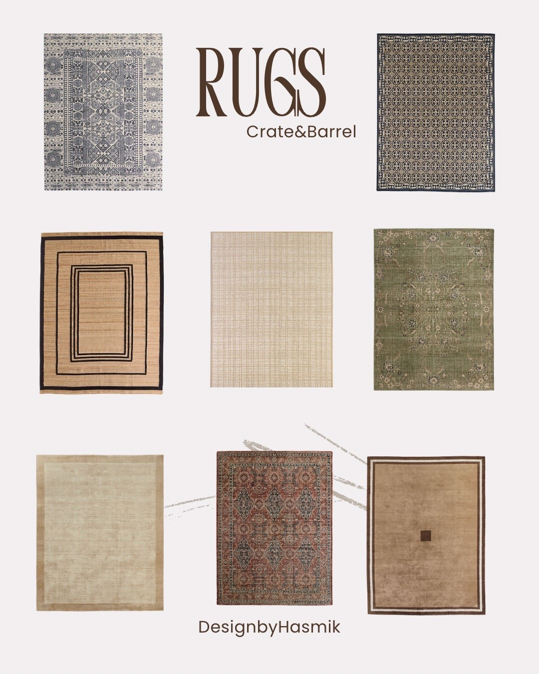 Rugs for your house 
@crate&barrel

#LTKHoliday #LTKGiftGuide #LTKHome