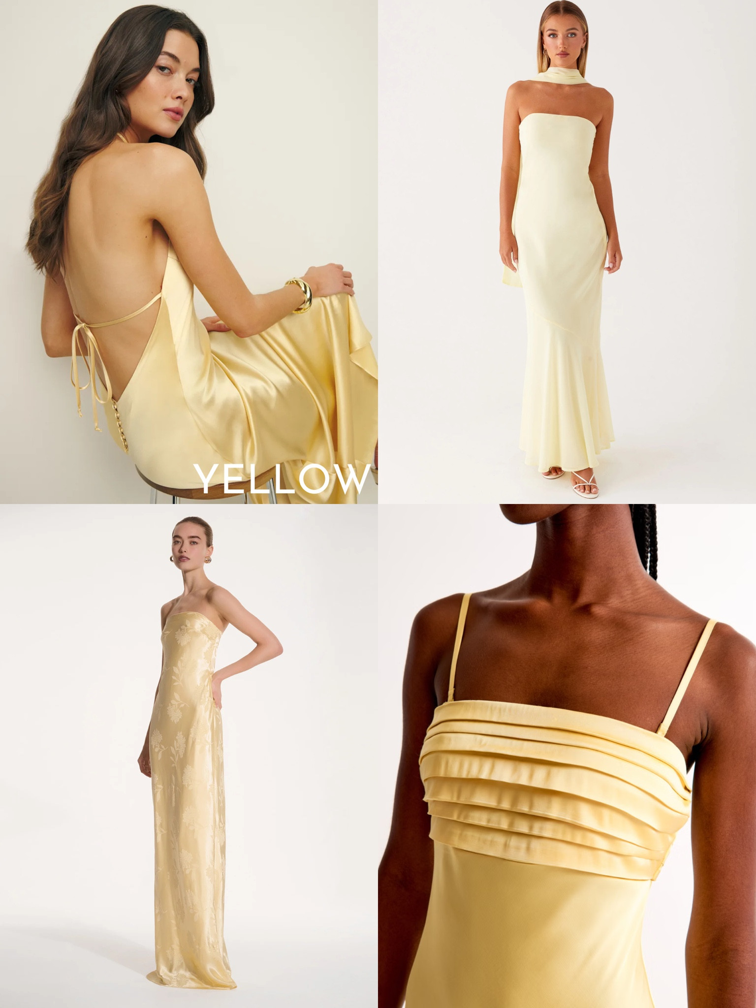 Yellow wedding guest dresses #weddingguest 