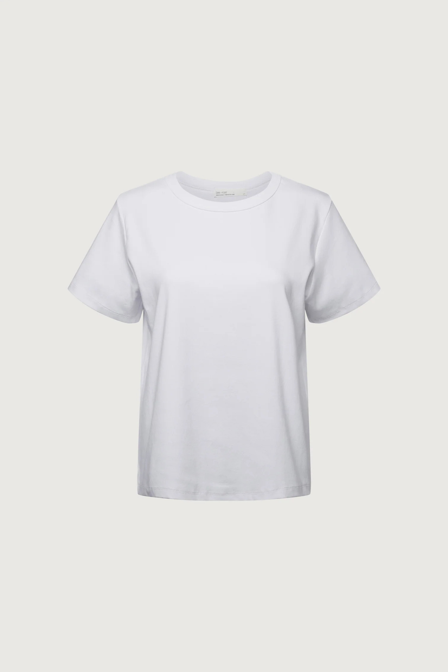 MIDWEIGHT COTTON CREWNECK T-SHIRT | OAK + FORT
