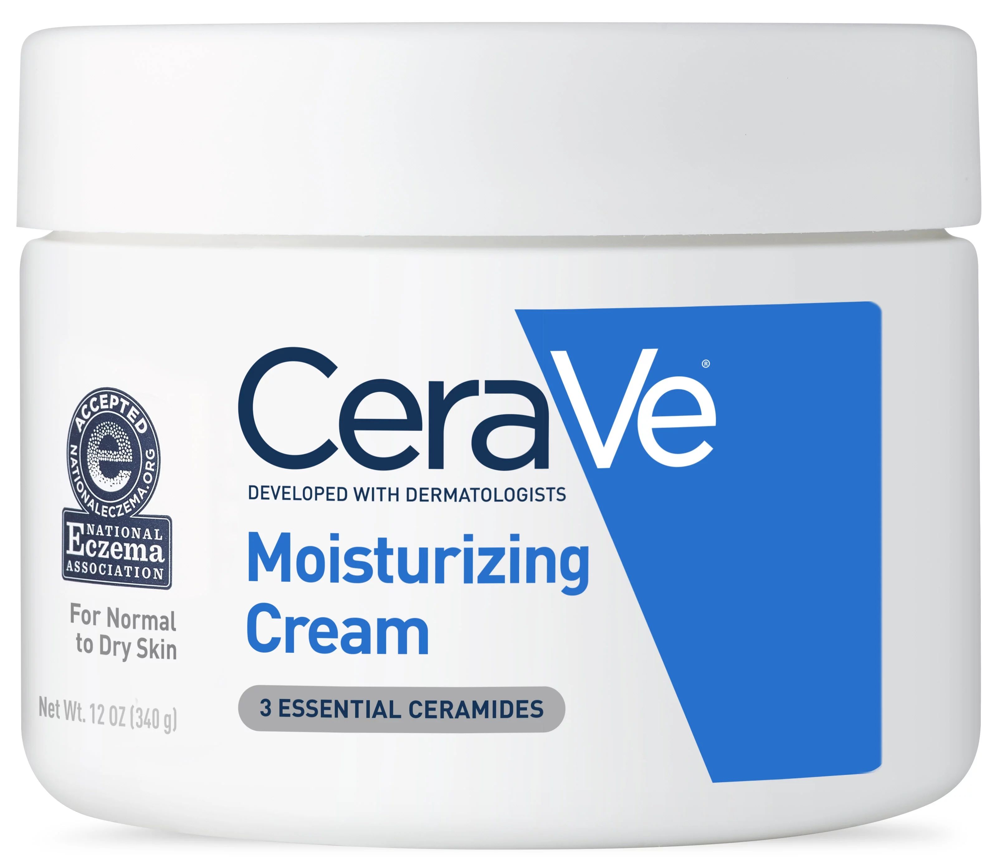 CeraVe Moisturizing Cream, Face and Body Moisturizer, 12 oz | Walmart (US)