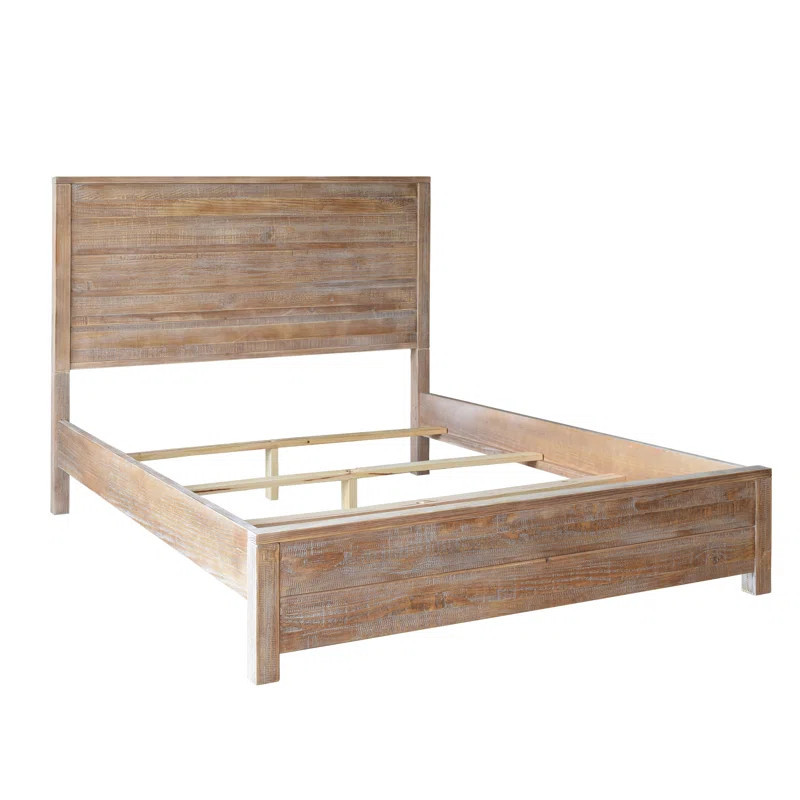 Montauk Solid Wood Panel Bed | Wayfair North America