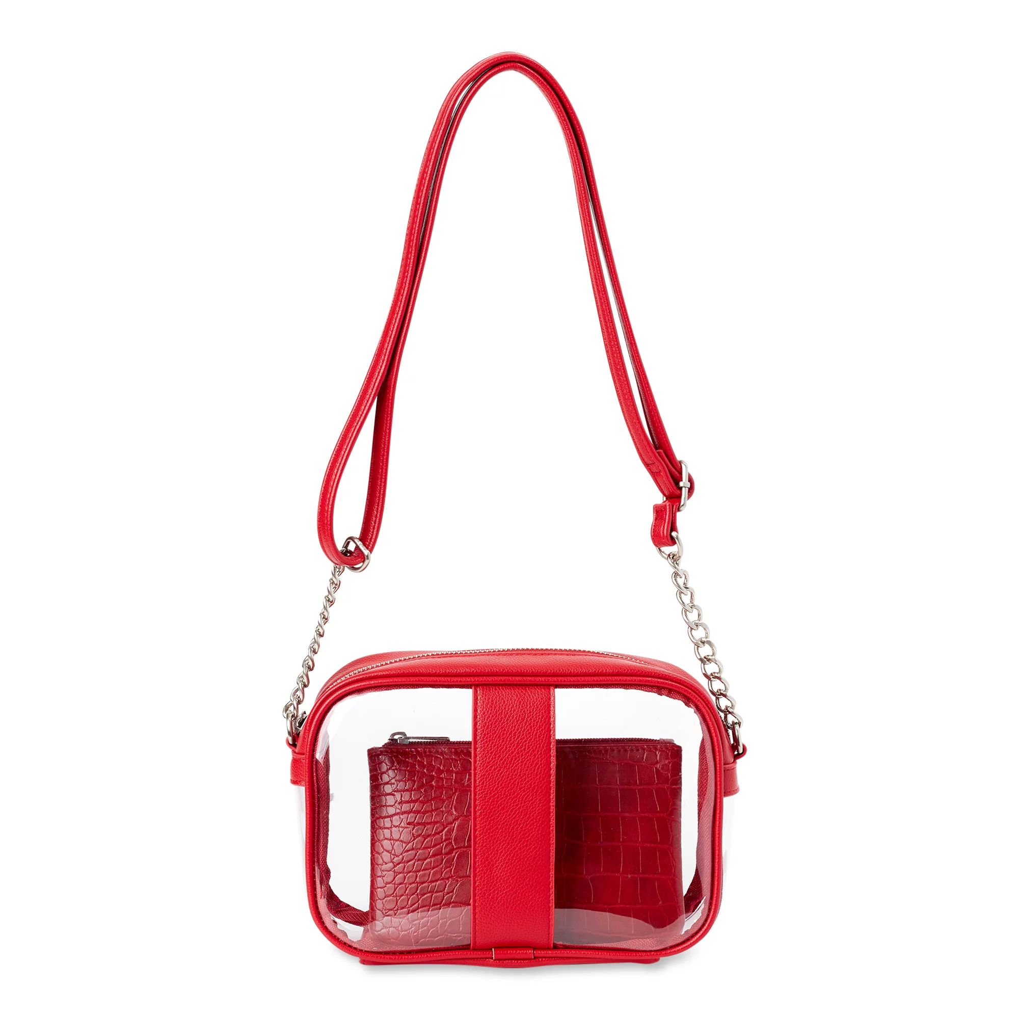 Time and Tru Clear Camera Crossbody with Pouch | Walmart (US)
