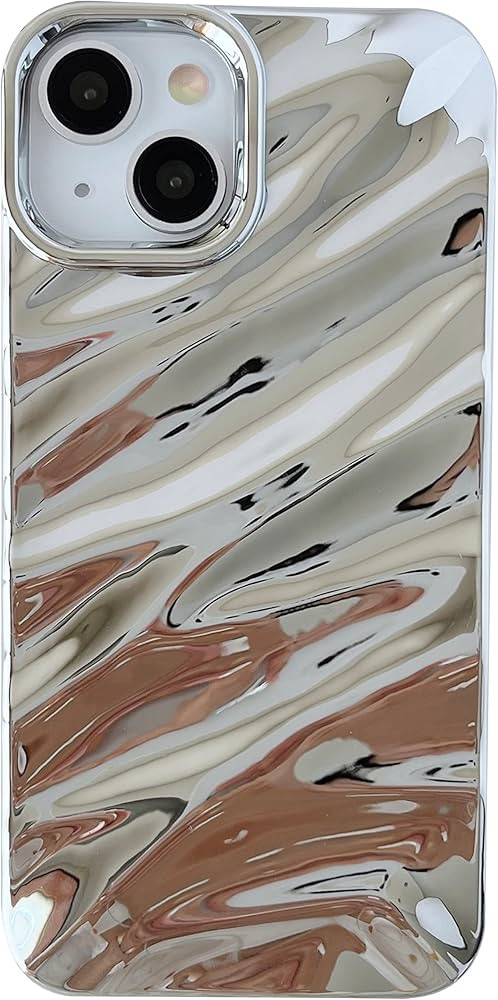 Caseative Water Ripple Pattern Curly Wave Shape Soft Compatible with iPhone Case (iPhone 12 Pro M... | Amazon (US)