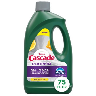 Cascade Lemon Platinum Gel Dishwasher Detergents - 75oz | Target