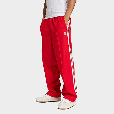 adidas Men's Originals adicolor Baggy Firebird Track Pants in Better Scarlet Size: 2XL | Finish Line (US)