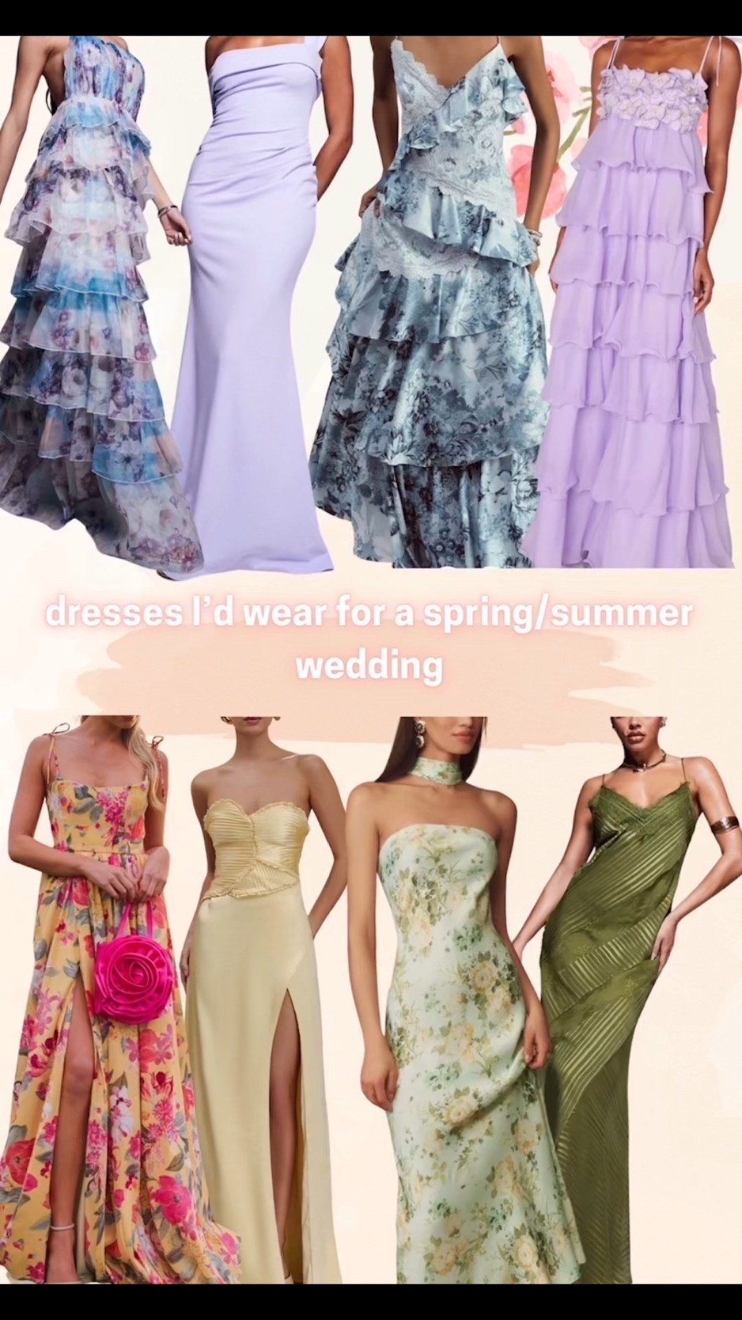 Spring/summer wedding guest dresses - more linked under my product sets! 

#LTKBeauty #LTKStyleTip #LTKWedding #LTKBeauty #LTKWedding #LTKStyleTip