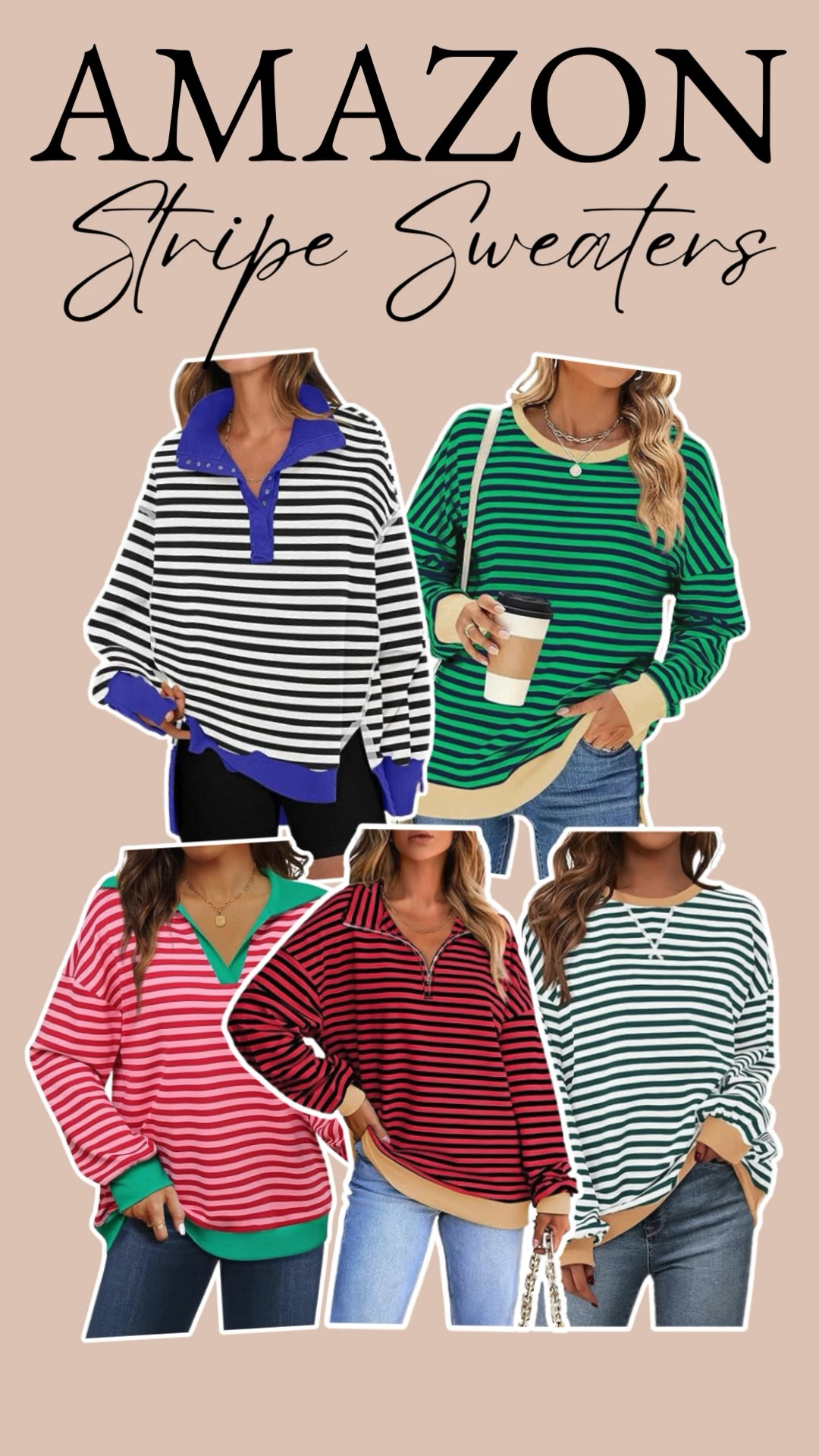 This striped sweater from Amazon is my new go-to for effortless style!  It’s cozy, easy to layer, and perfect for those days when you want to look put-together without the fuss. Who else is loving simple wardrobe upgrades like this?

#LTKTravel #LTKStyleTip #LTKVideo