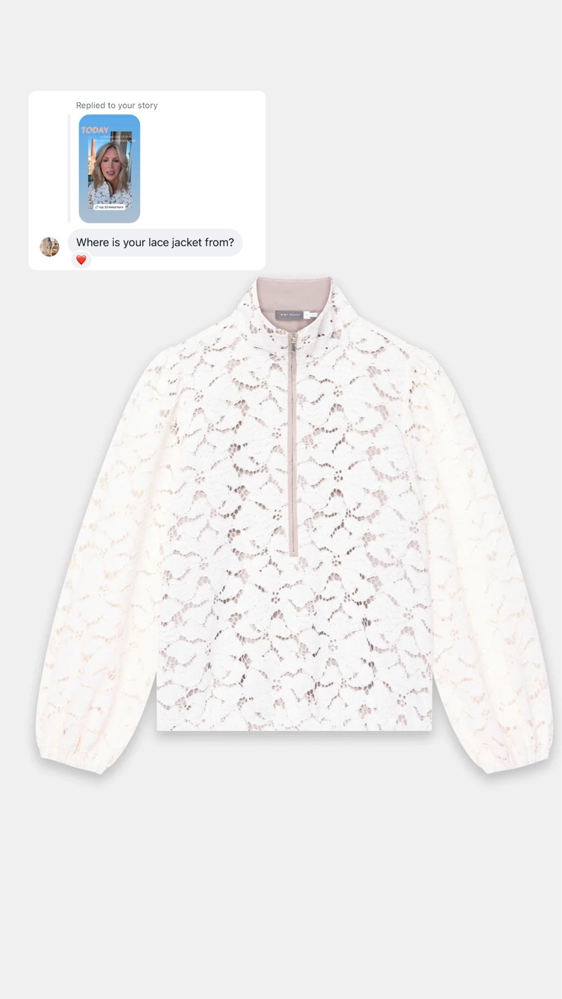 Wore this with cream denim to dinner and it is a stunner!!!

#LTKmomlife #LTKgrwm #LTKootd