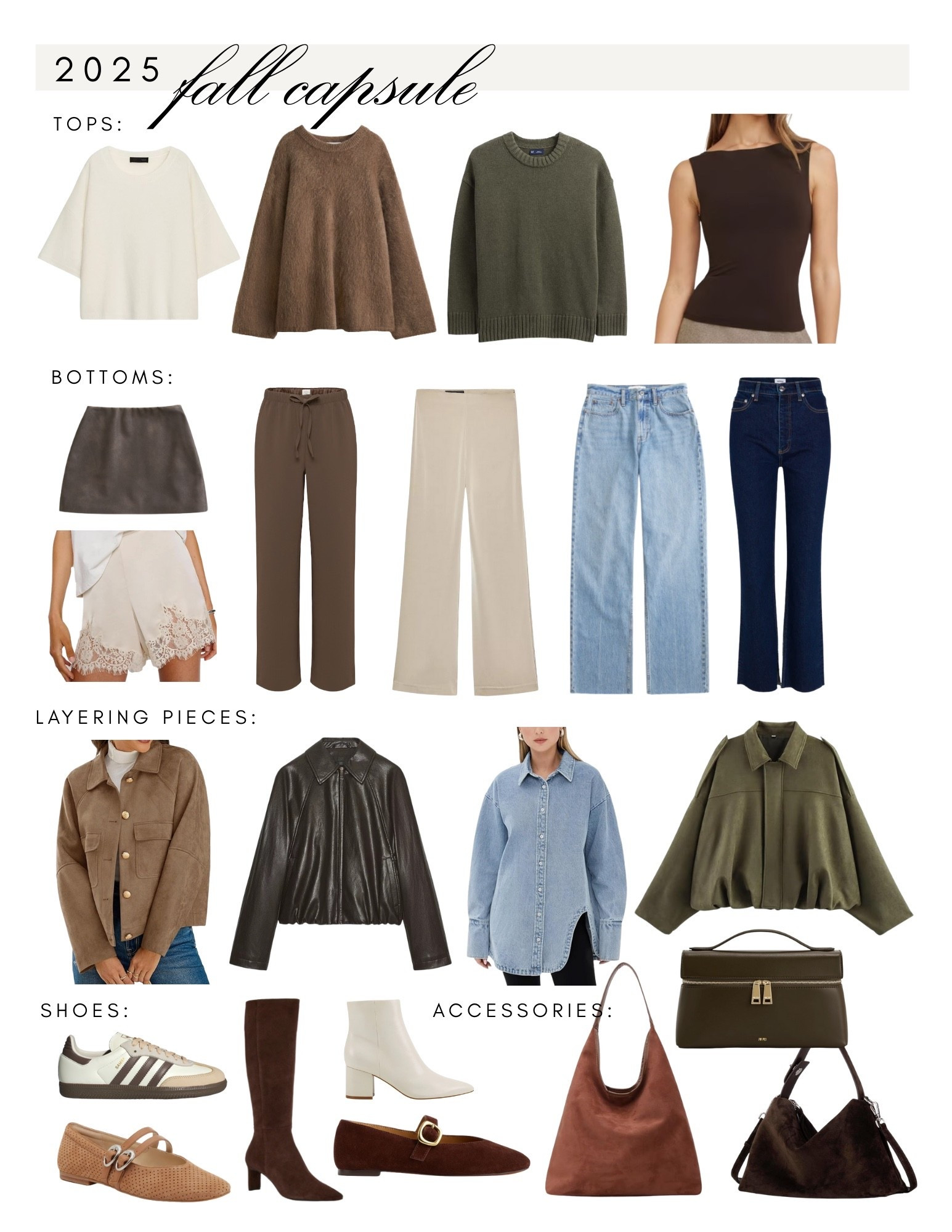 2025 Casual Fall Capsule

#LTKStyleTip #LTKSeasonal