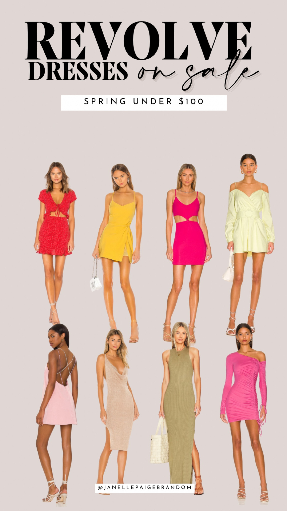 Revolve sale spring dresses cocktail pink super down red under $100 mini dress 
 

#LTKstyletip #LTKunder100 #LTKsalealert
