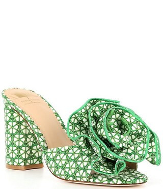 x Style by Simkins Blake Cane Print Flowered Dress Mules | Dillard's