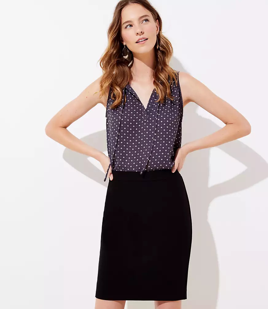 Doubleweave Pencil Skirt | LOFT | LOFT