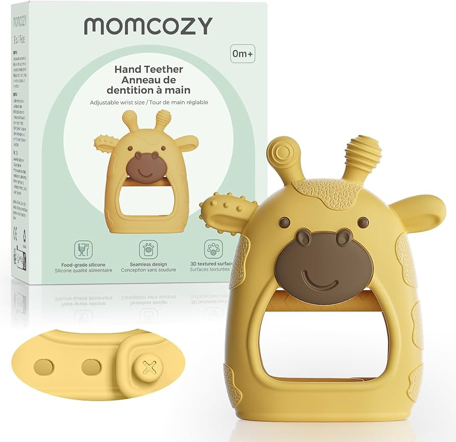Momcozy Baby Teether Toys | Baby Teething Toys | Baby Teething Relief | Food Grade Silicone Teeth... | Amazon (US)